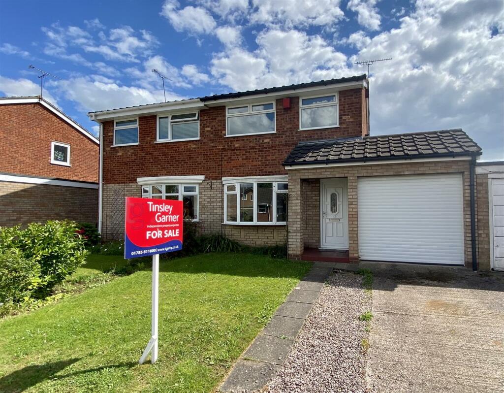 3 bedroom semidetached house for sale in Runnymede, Stone, ST15