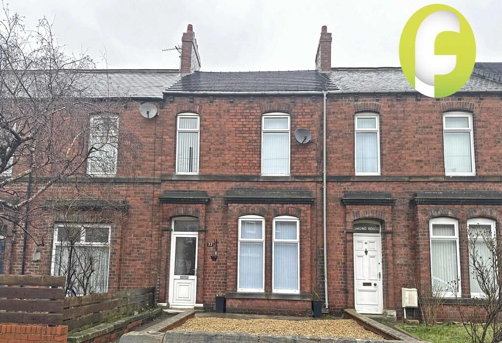 3 bedroom terraced house for sale in Gladstone Terrace, Birtley