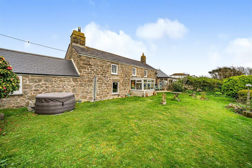 4 bedroom detached house for sale in Sennen, Penzance, TR19