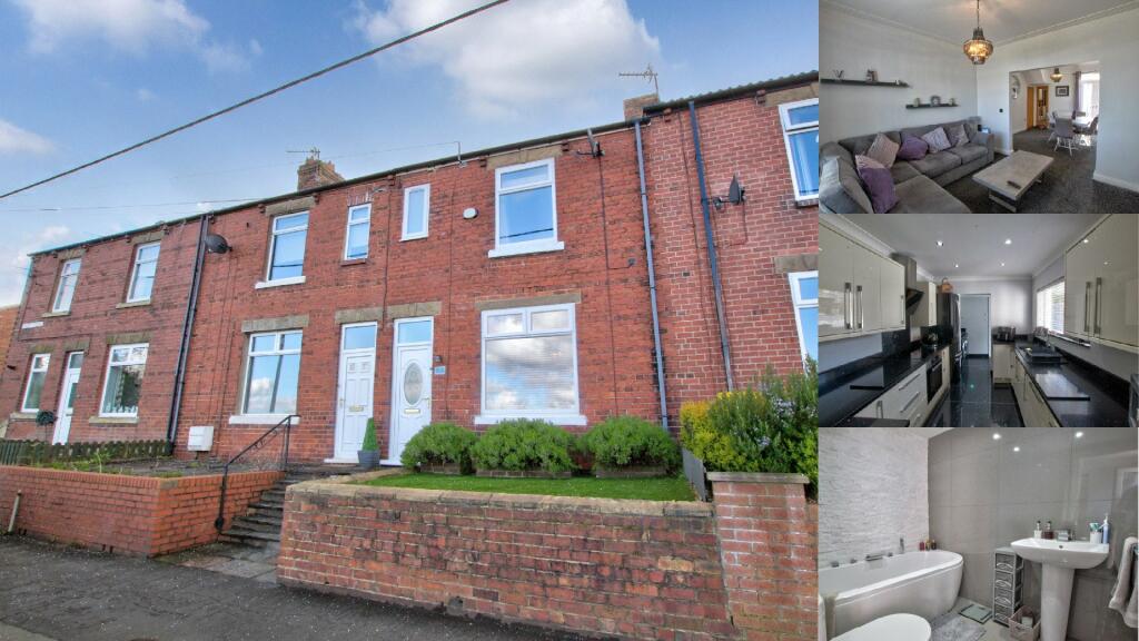 2 bedroom terraced house for sale in Rokeby Terrace, Hunwick, Crook, DL15
