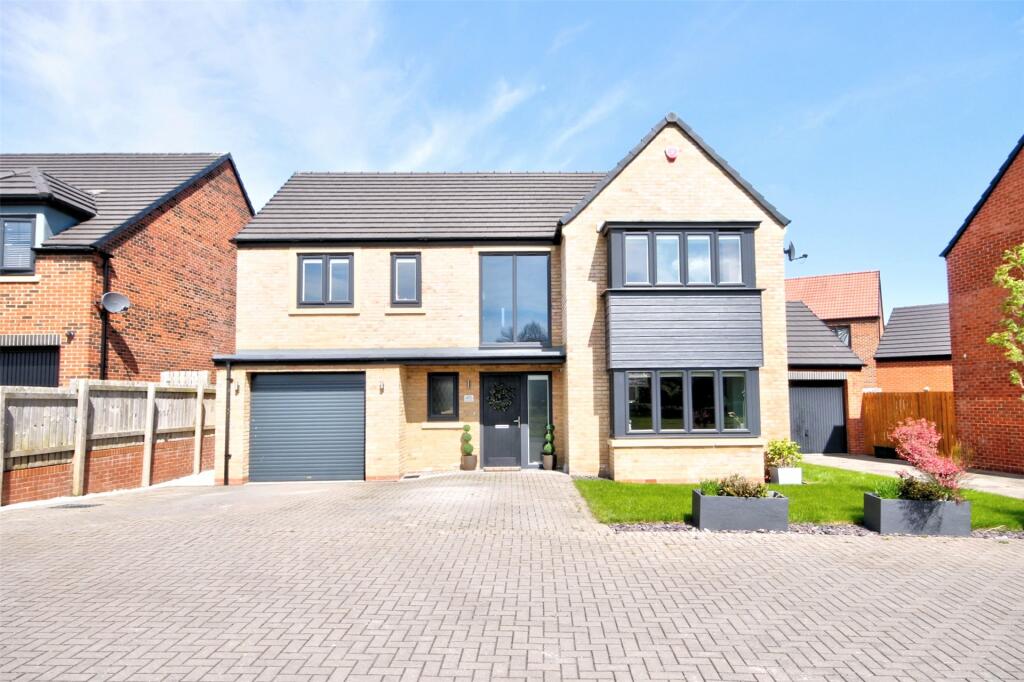 4 bedroom detached house for sale in Eden Crescent, Great Lumley, Chester le Street, DH3