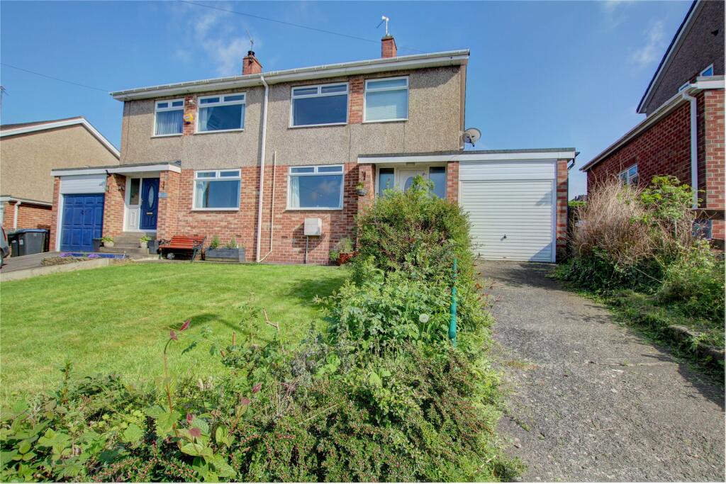 3 bedroom semidetached house for sale in Pleasant View, Bridgehill, Consett, DH8