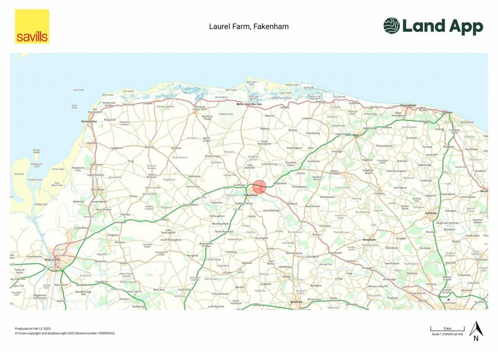 Land for sale in Thorpland Road, Fakenham, Norfolk, NR21