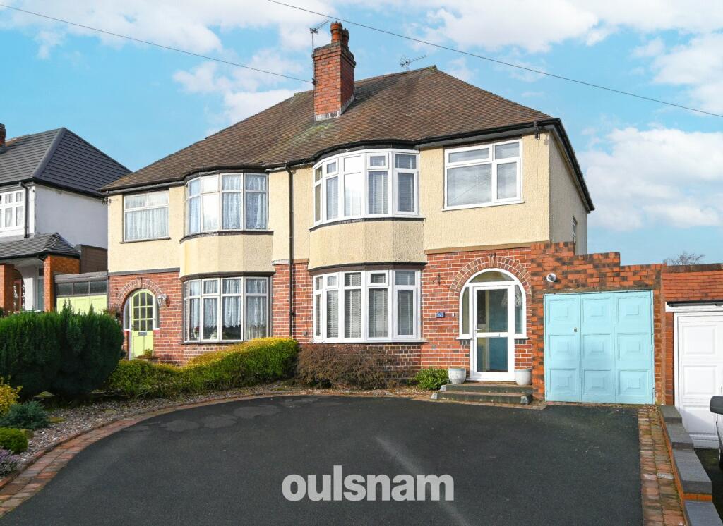 3 bedroom semidetached house for sale in Pitcairn Road, Bearwood