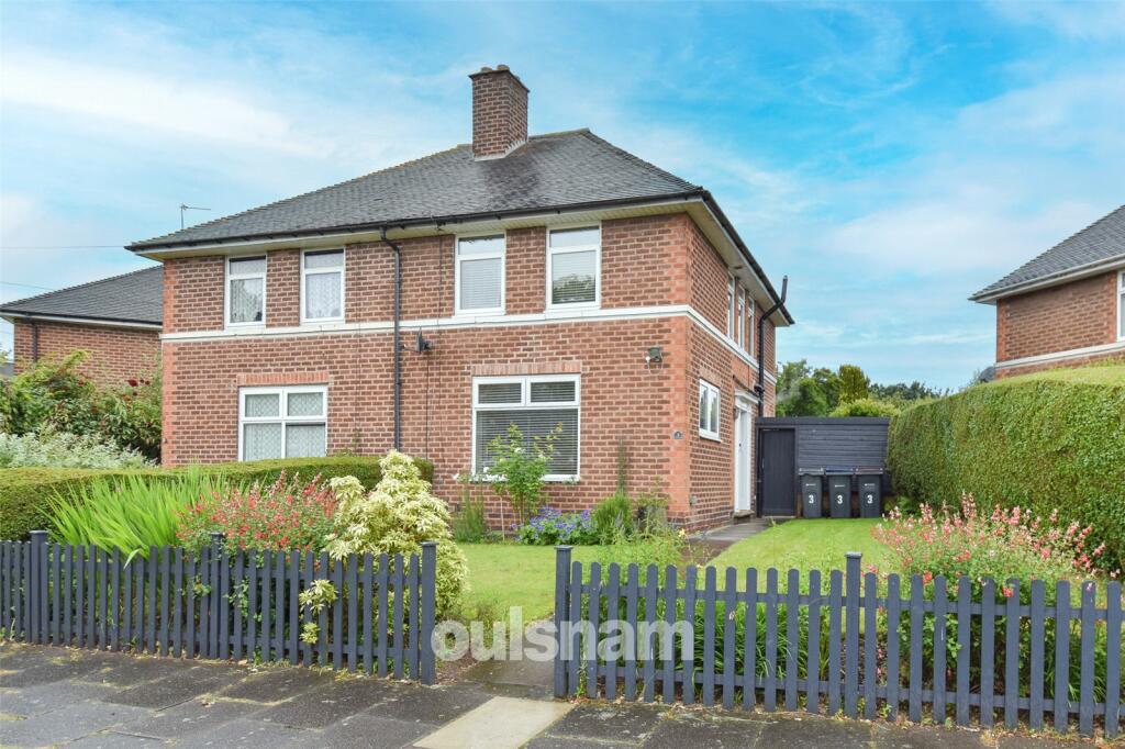 3 bedroom semidetached house for sale in Effingham Road, Billesley
