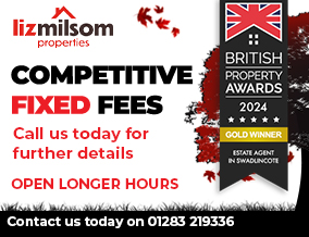 Get brand editions for Liz Milsom Properties, Swadlincote