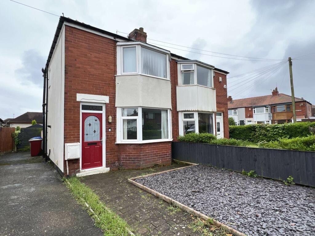 2 bedroom semidetached house for sale in Newhouse Road, Blackpool, FY4