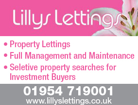 Lillys lettings, Great Cambournebranch details