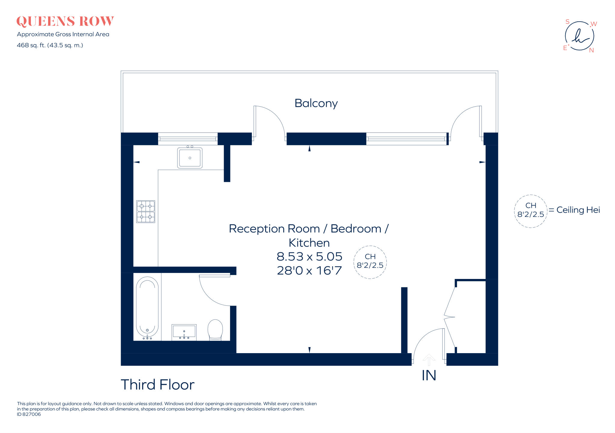 Studio flat for sale in Queens Row London SE17