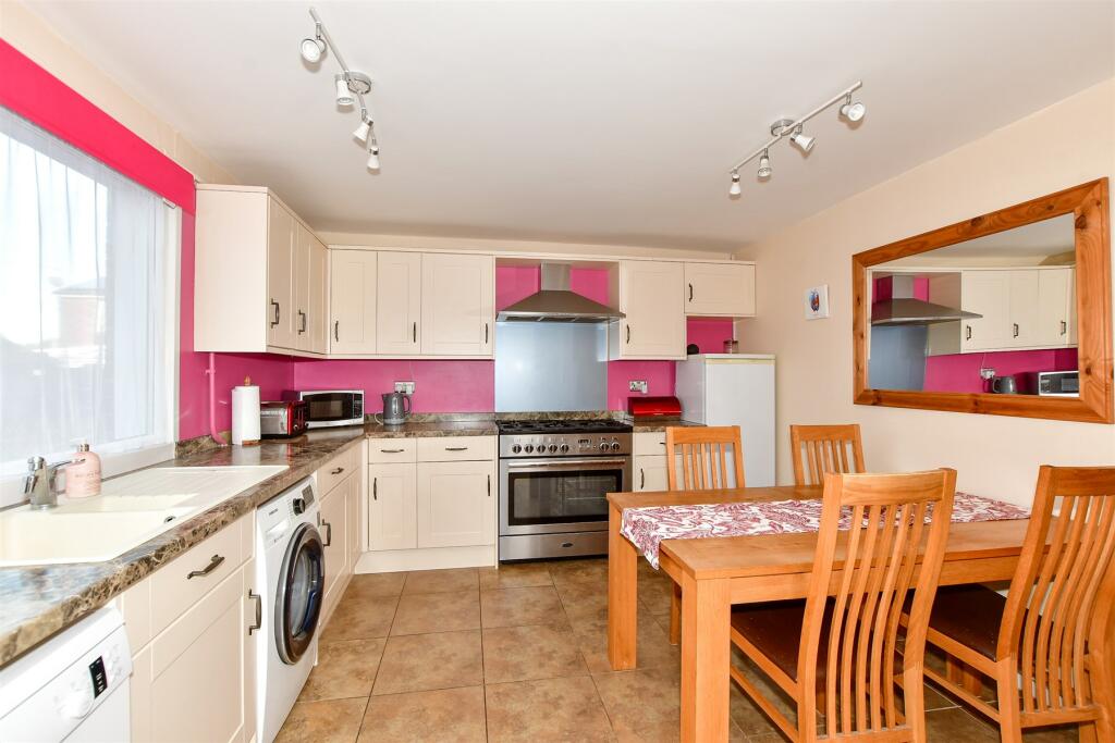 3 bedroom terraced house for sale in Burgoyne Heights, Guston, Dover, Kent, CT15