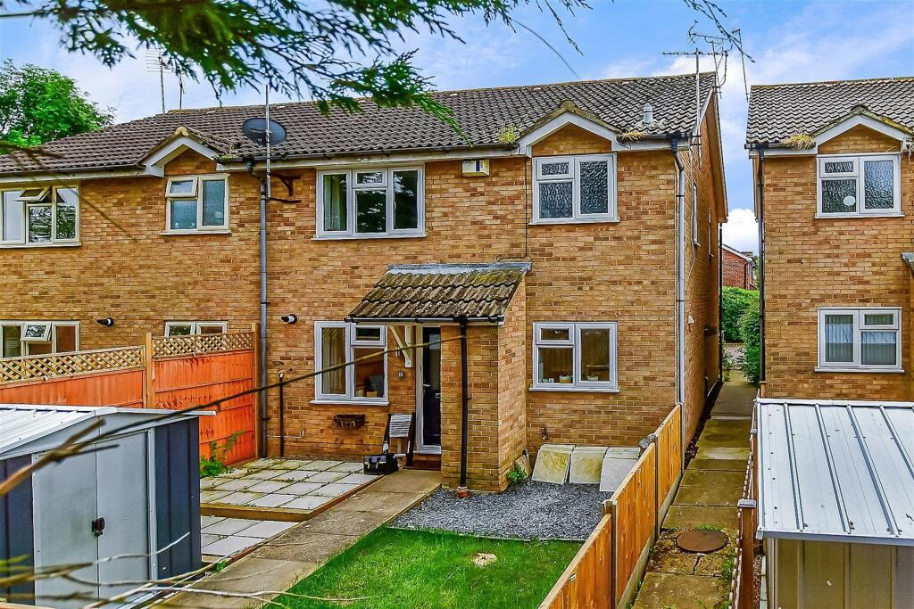 1 bedroom end of terrace house for sale in Lavender Close, Chestfield
