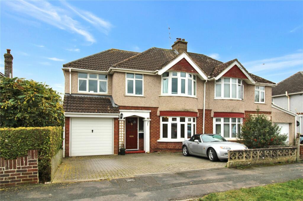 4 bedroom semi-detached house for sale in Tismeads Crescent, Old Town, Swindon, Wiltshire, SN1