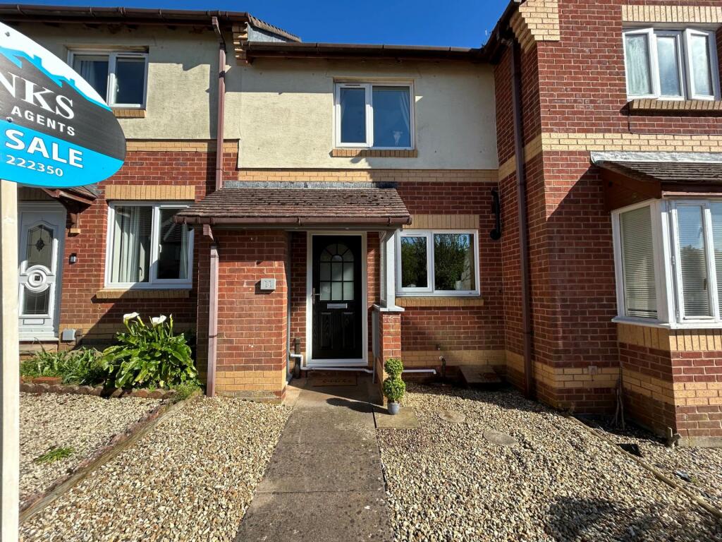 2 bedroom terraced house for sale in Wordsworth Close, Exmouth, EX8