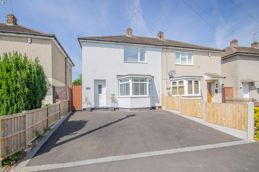 2 bedroom semidetached house for sale in Leytonstone Drive, Mackworth