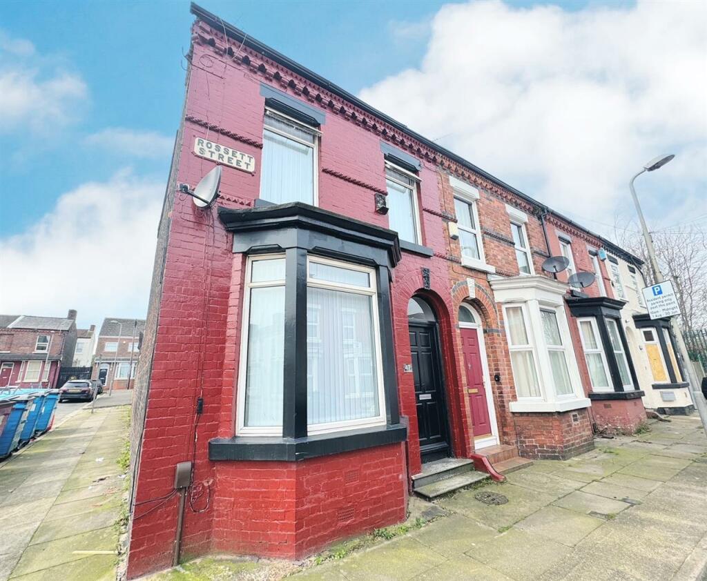 2 bedroom end of terrace house for sale in Rossett Street, Anfield