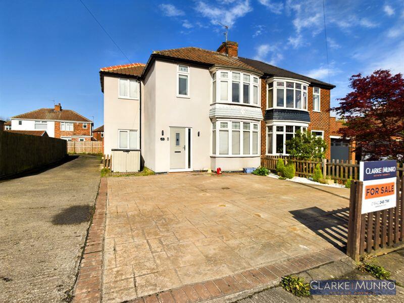 3 bedroom semidetached house for sale in Wolviston Road, Billingham, TS22
