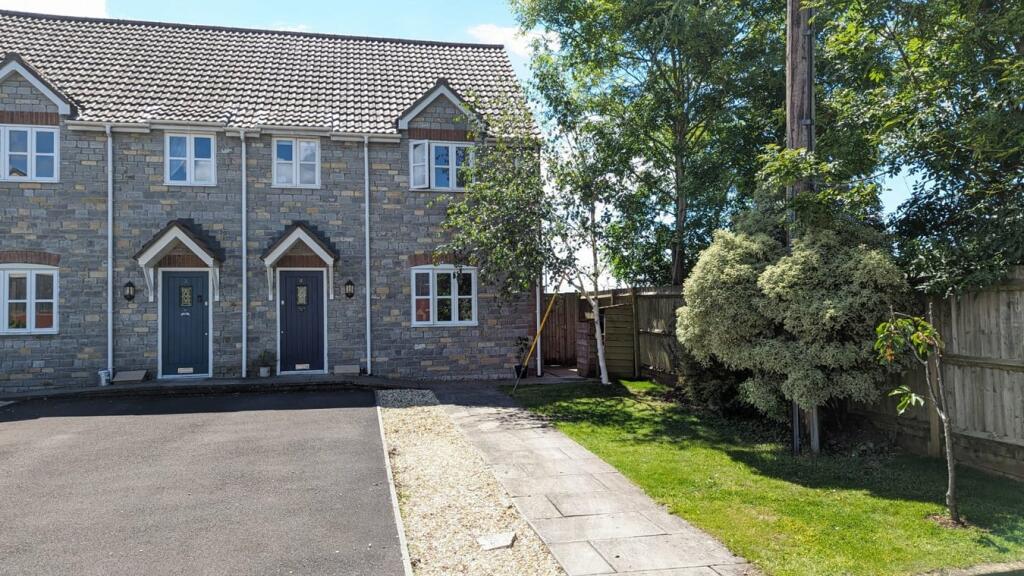 3 bedroom semidetached house for sale in Coxley Meadows, Coxley, Wells
