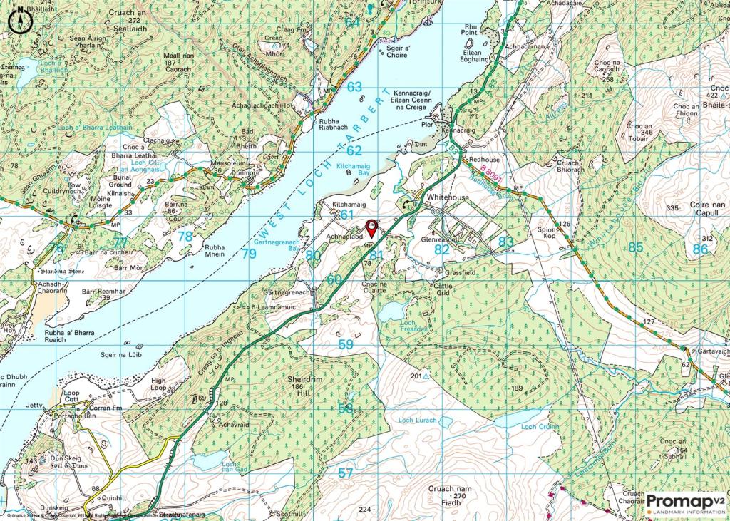 Plot for sale in Land At Achnaclaod, Whitehouse, Tarbert, Argyll and Bute, PA29