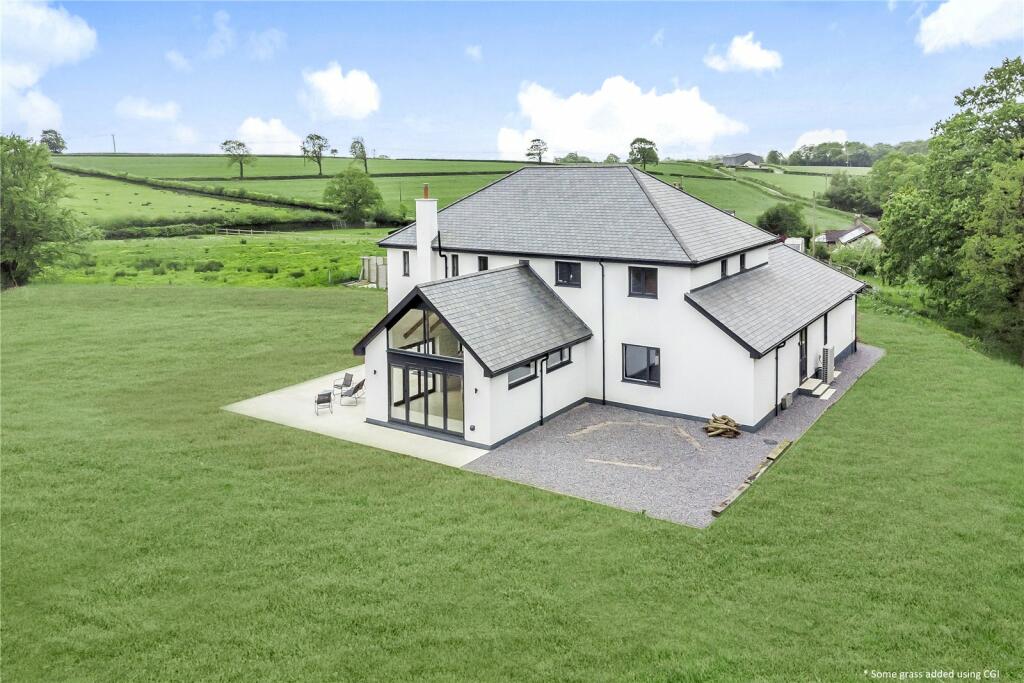 4 bedroom detached house for sale in 3.36 Acres Witheridge, Tiverton