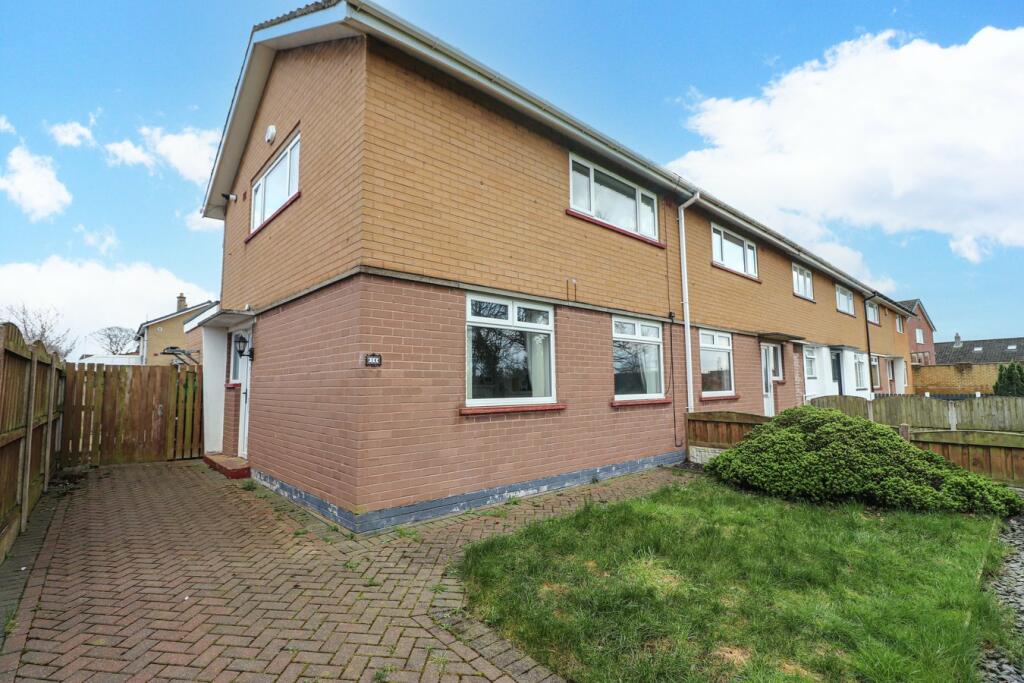 2 bedroom end of terrace house for sale in Troutbeck Drive, Carlisle, CA2