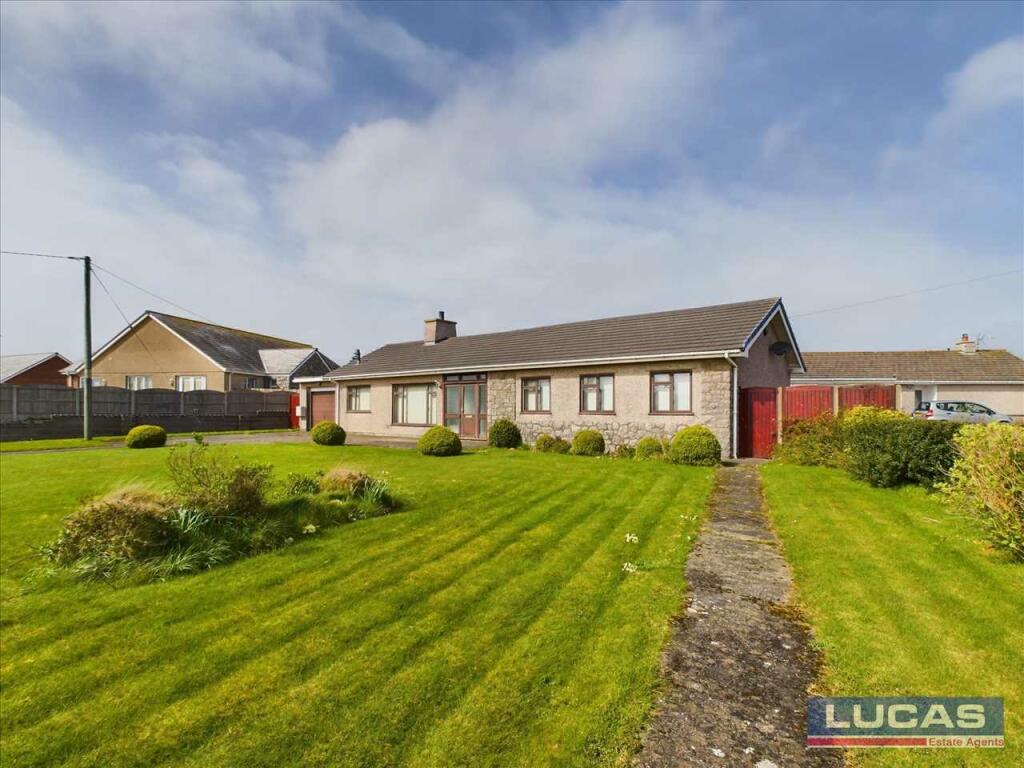 4 bedroom detached bungalow for sale in Cartref, Tyddyn Gyrfa Estate