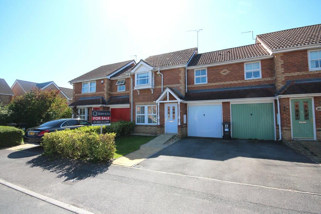 3 bedroom terraced house for sale in Seagrim Road, Throop, Bournemouth, BH8