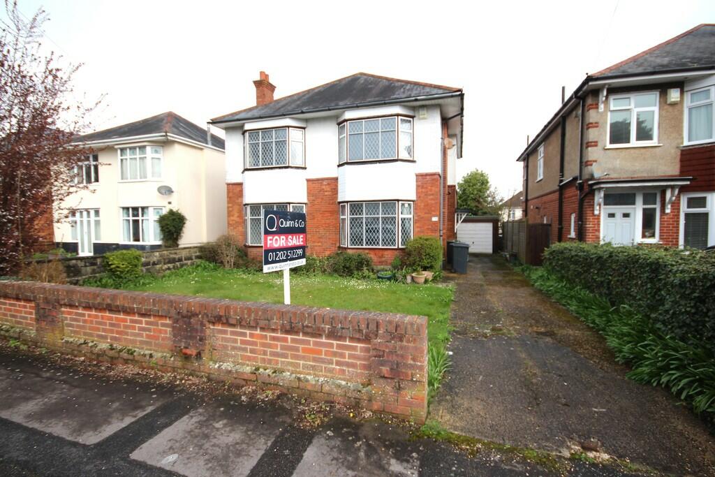 4 bedroom detached house for sale in St. Lukes Road, Bournemouth, BH3