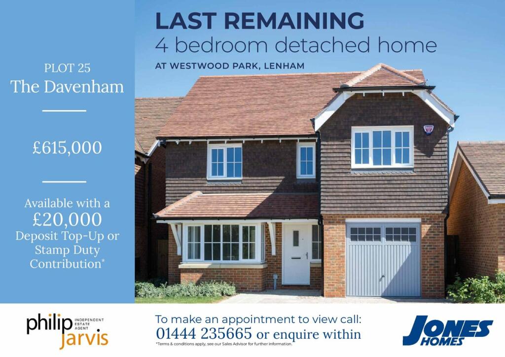 4 bedroom detached house for sale in Ham Lane, Lenham, Maidstone, ME17