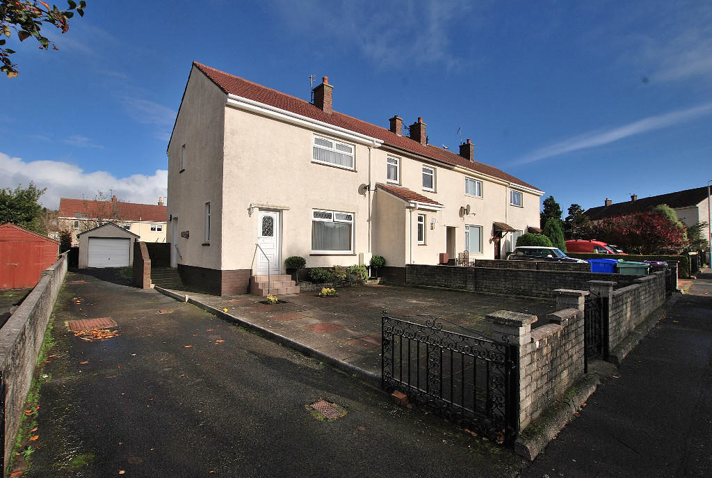 2 bedroom end of terrace house for sale in Craigie Way, Ayr, Ayrshire, KA8