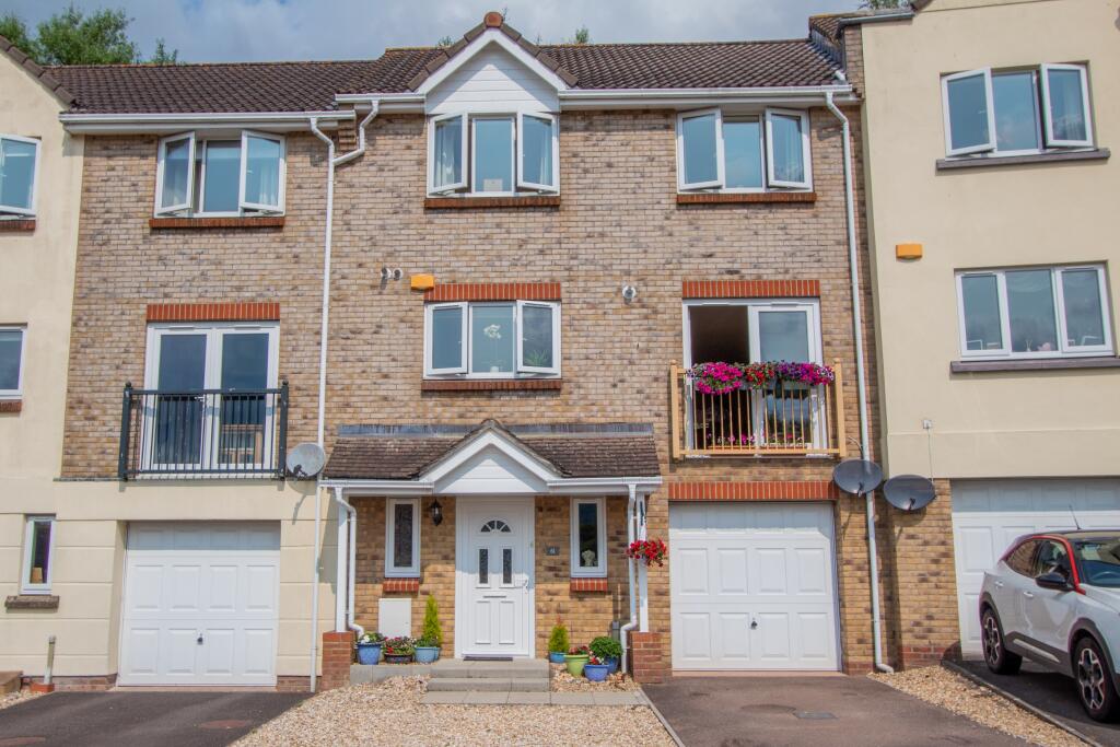3 bedroom terraced house for sale in Claremont Field, Ottery St Mary, EX11