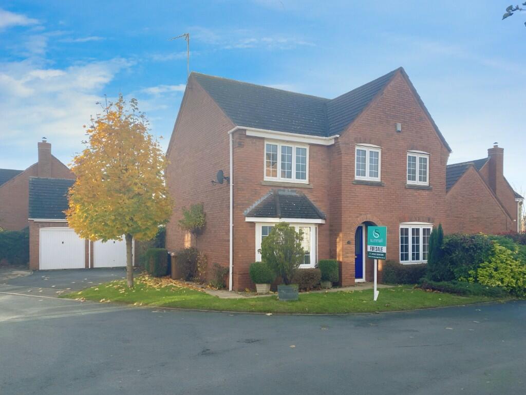 4 bedroom detached house for sale in Ashmole Avenue, Burntwood, Staffordshire, WS7