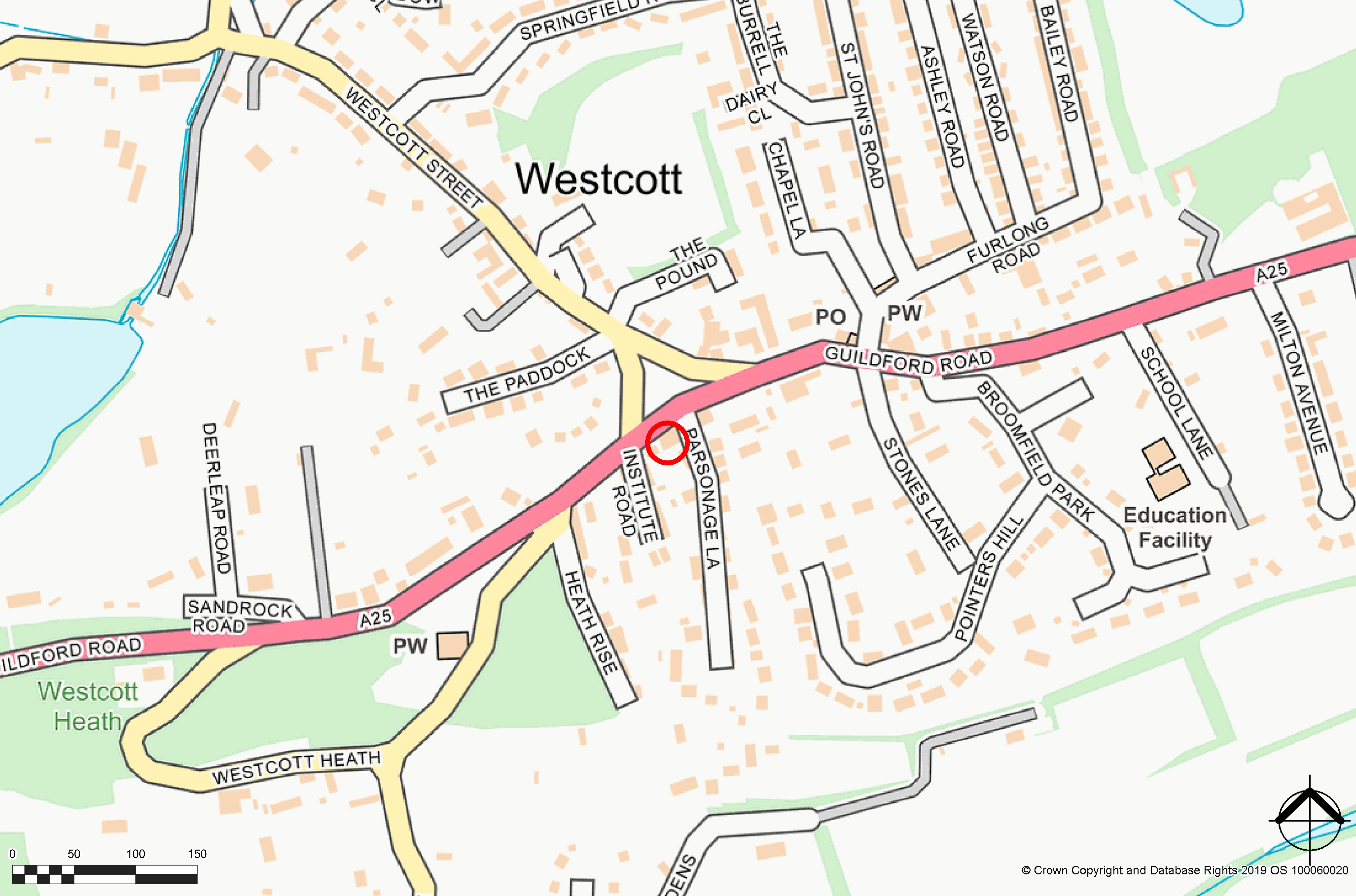 3 bedroom terraced house for sale in Guildford Road, Westcott, RH4