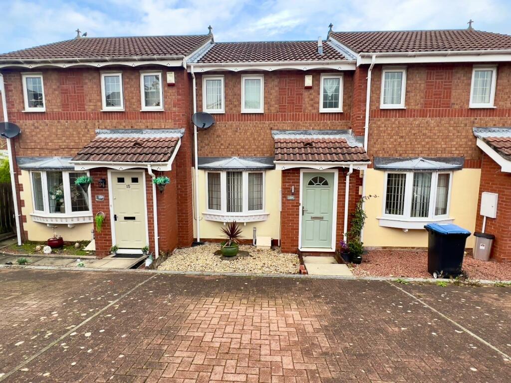 2 bedroom terraced house for sale in Blackcliffe Way, Bearpark, Durham, DH7
