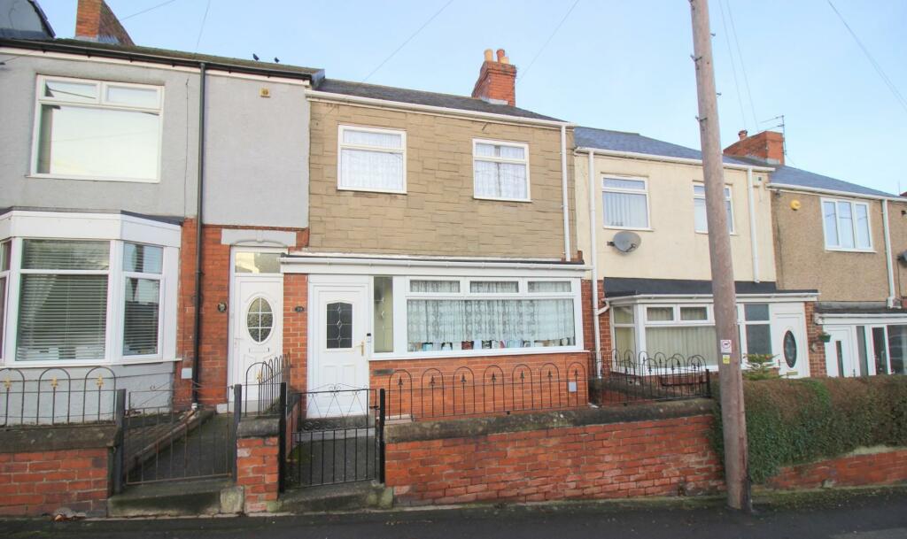 3 bedroom terraced house for sale in Plawsworth Road, Sacriston, Durham