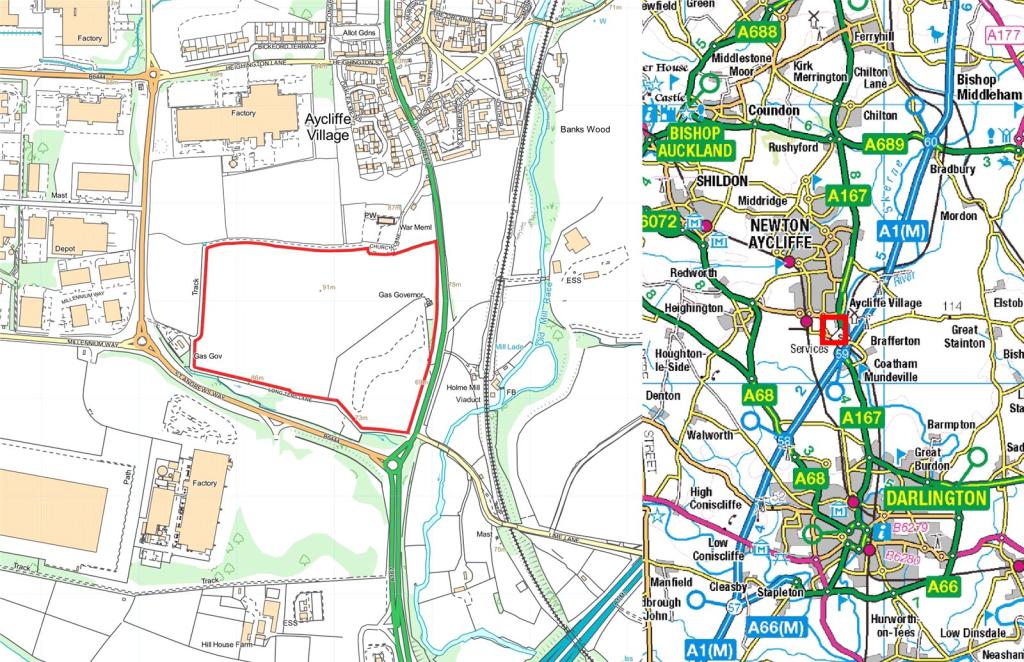 Land for sale in Aycliffe Quarry, Newton Aycliffe, County Durham, DL5