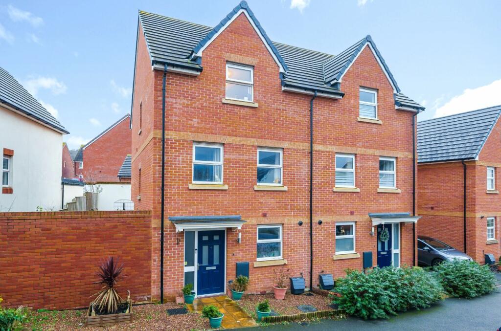 3 bedroom semidetached house for sale in Meadow Acre Road, Gittisham, Honiton, Devon, EX14