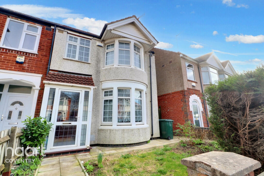 3 bedroom end of terrace house for sale in Torcross Avenue, Coventry, CV2