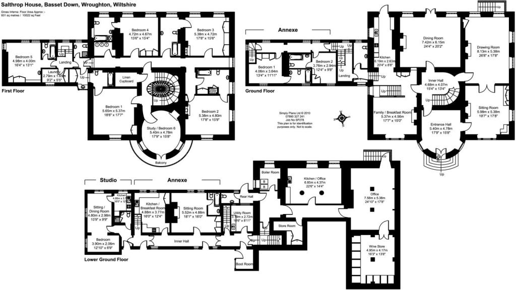 5 bedroom detached house for sale in Basset Down, Wroughton, Swindon, SN4