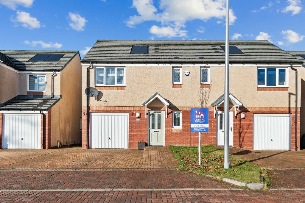 3 bedroom semidetached house for sale in 32 Kersebrock Place, Kinnaird, Larbert, Stirlingshire