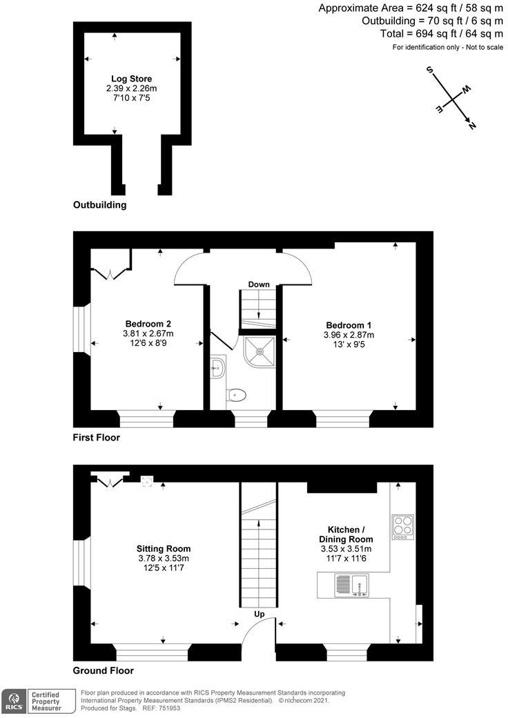 2 Bedroom Semi Detached House For Sale In Herodsfoot Liskeard Pl14