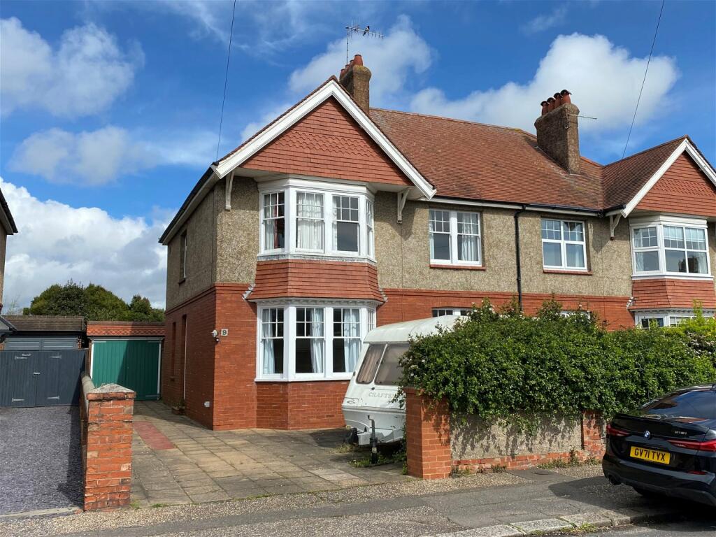 4 bedroom semi-detached house for sale in Charmandean Road, Worthing, West Sussex BN14 9LQ, BN14