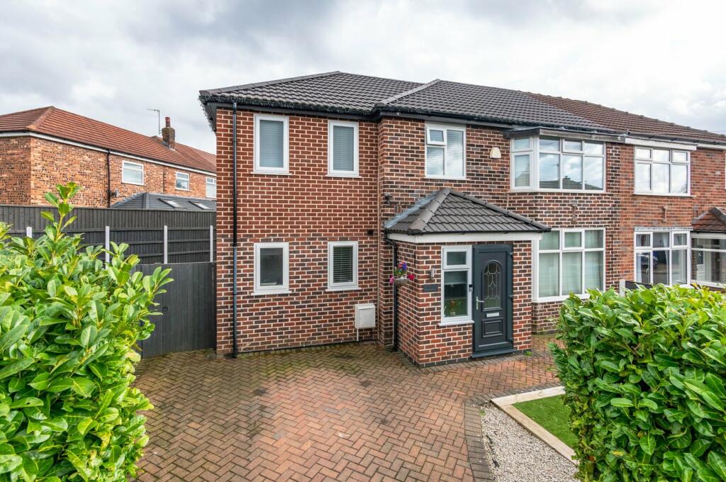4 bedroom semidetached house for sale in Newcroft Crescent, Urmston