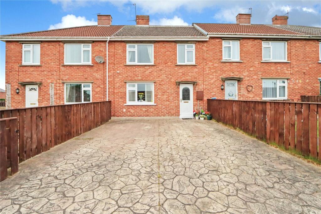3 bedroom terraced house for sale in Jacques Terrace, Chester Le Street