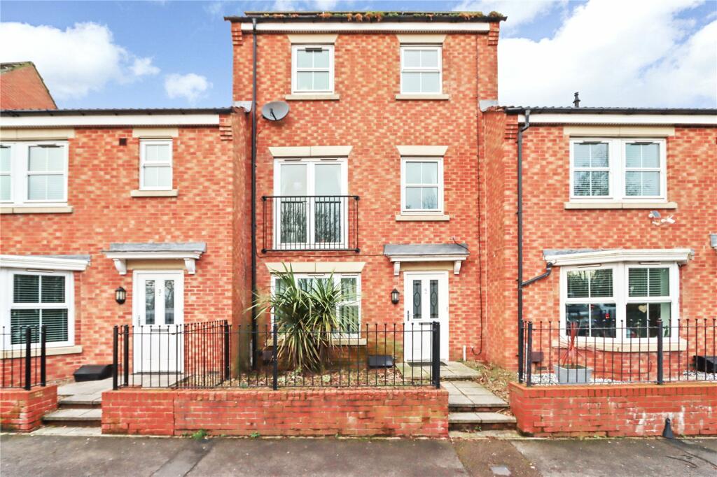 4 bedroom terraced house for sale in Rolling Mill, Consett, Durham, DH8