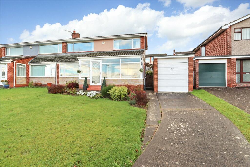 3 bedroom semidetached house for sale in Sherburn Park Drive, Rowlands