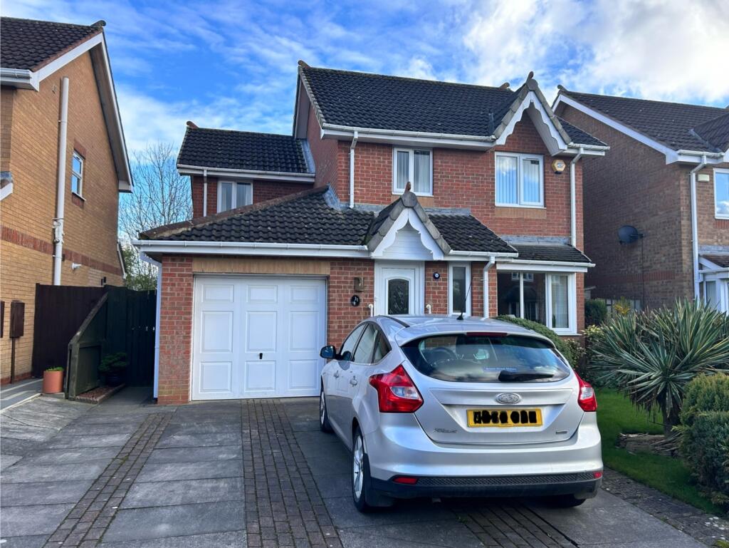 3 bedroom detached house for sale in Ashbourne Drive, Coxhoe, Durham