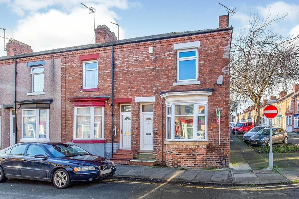 2 bedroom end of terrace house for sale in Easson Road, Darlington, DL3