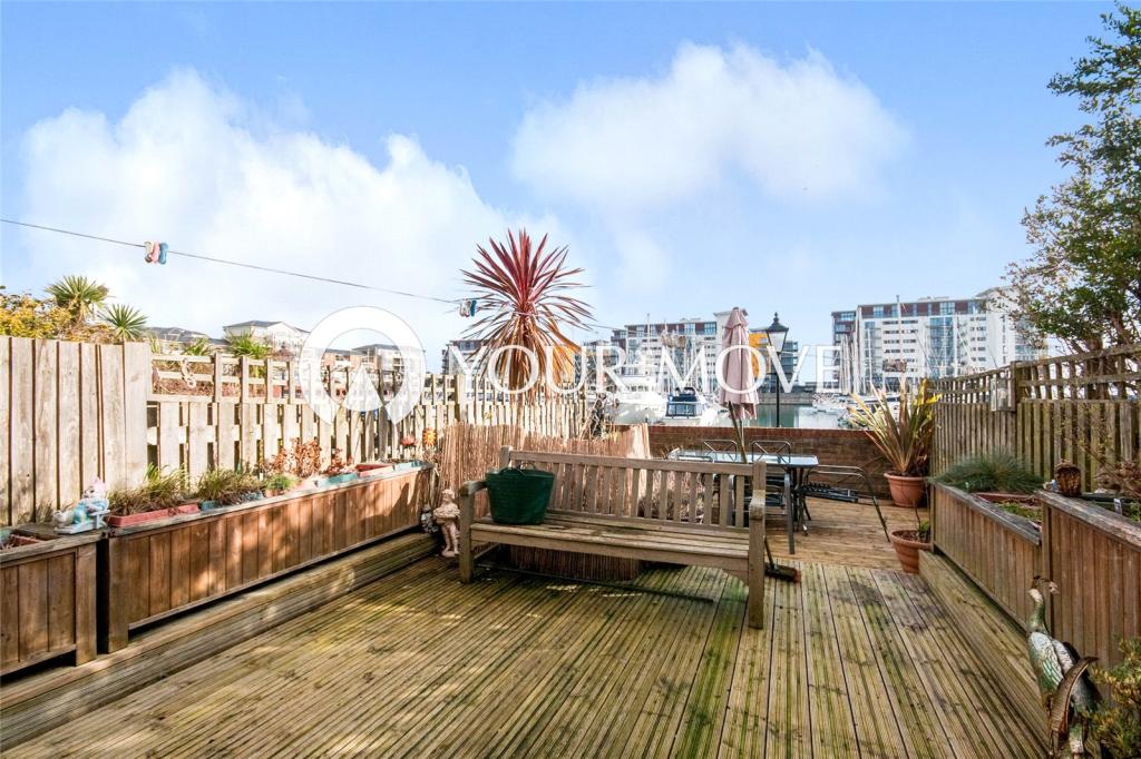 3 bedroom terraced house for sale in Santos Wharf, Sovereign Harbour, Eastbourne, East Sussex, BN23