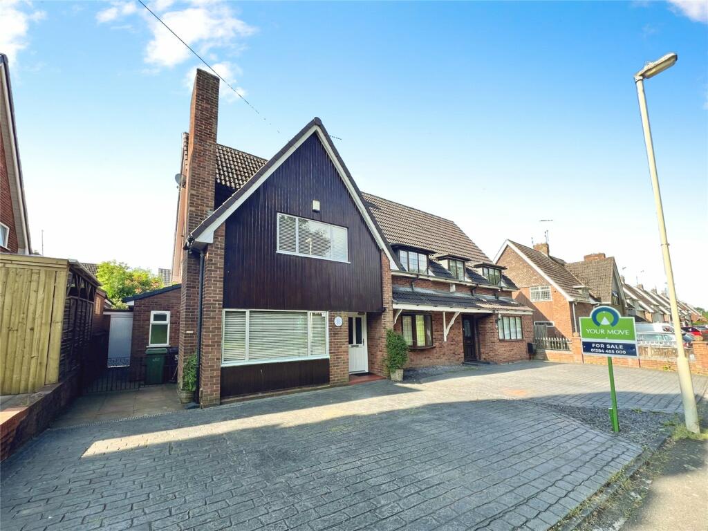2 bedroom semidetached house for sale in Merryfield Road, Dudley, West