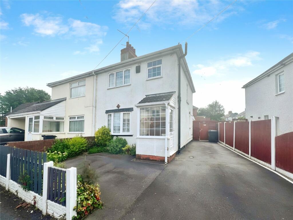 3 bedroom semidetached house for sale in Cavell Road, Dudley, West